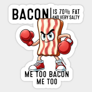 I'm SALTY like Bacon Sticker